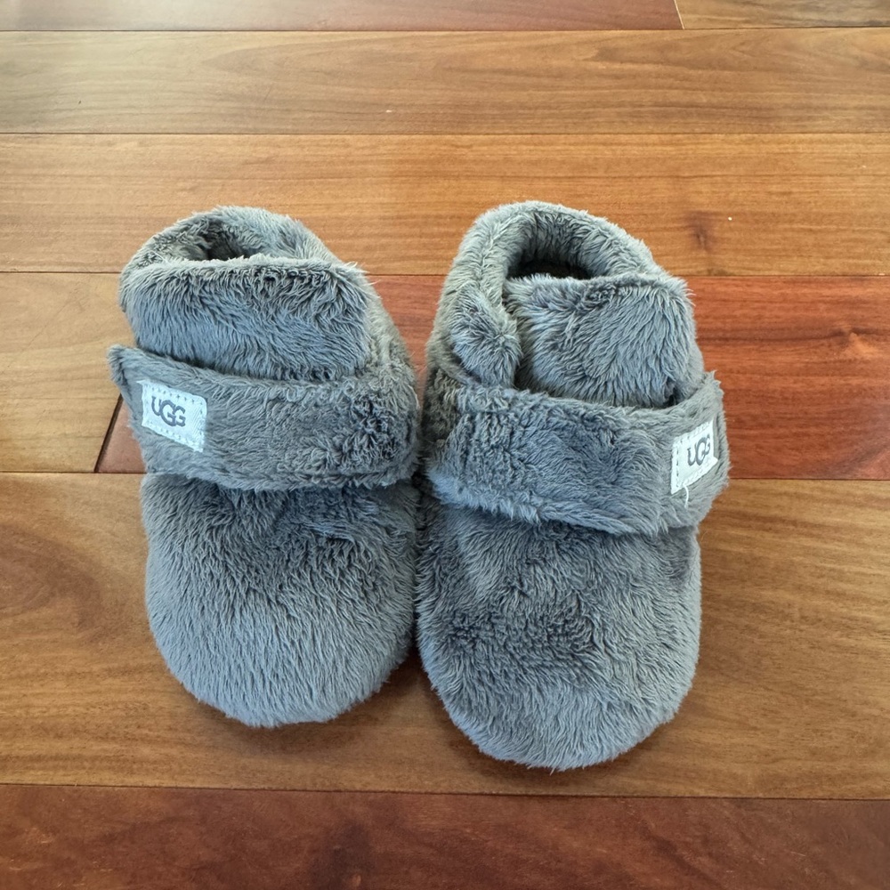UGG Soft Gray Infant Booties